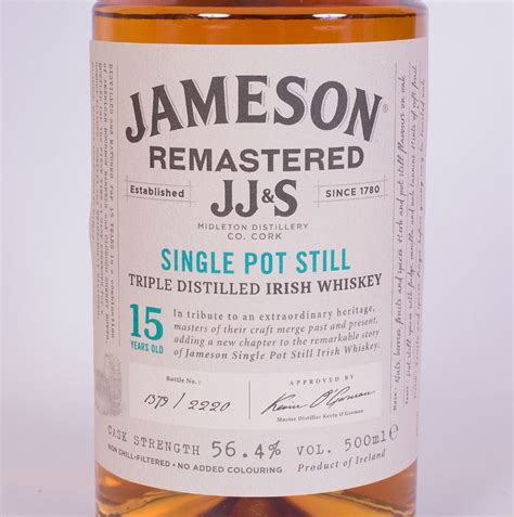 Jameson 15 Years Old Single Pot Still Irish Whiskey Dolans Art