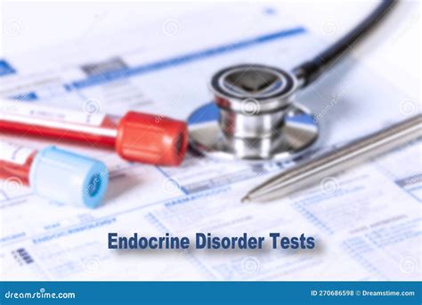 Endocrine Disorder Tests Testing Medical Concept Checkup List Medical