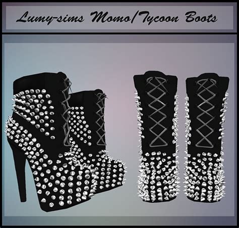 Tycoon Studs Boots At Lumy Sims Sims 4 Updates