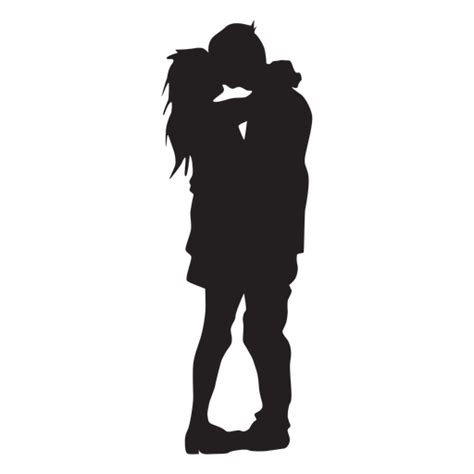 Kissing Couple Silhouette Love Png And Svg Design For T Shirts