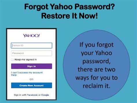 How Can I Reset My Yahoo Mail Reset Your Forgotten Password