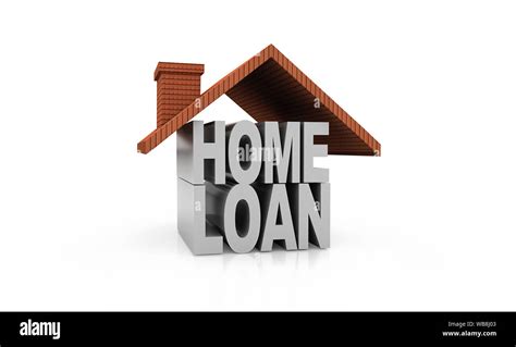 Home Loan Roof On The Home Loan Letters High Quality Sharp 3d