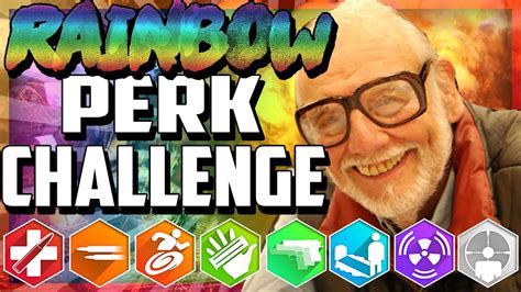 All 8 Perks Cotd Rainbow Perk Challenge Finale Youtube