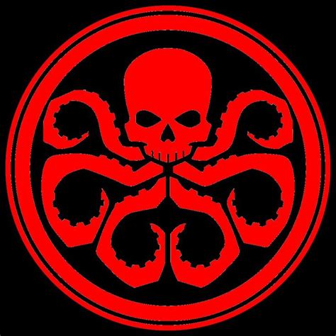 Hail Hydra Red Skull Marvel Avengers Symbols Avengers Art
