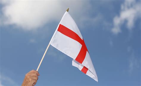 hand waving flag england st george 12x18 royal flags