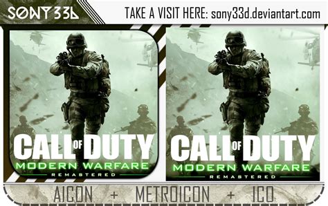 Call Of Duty Modern Warfare Remastered By Sony33d On Deviantart