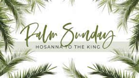 Parish Communion For Palm Sunday 28 March 10 Am Youtube