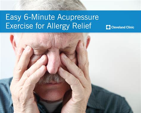 Acupressure Exercise For Allergy Relief Acupressure Allergy Relief
