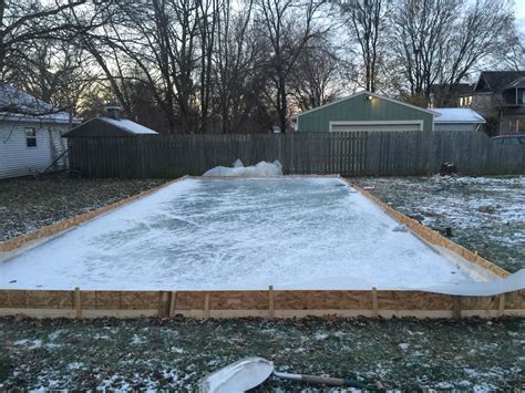 How To Build Backyard Ice Rink Backyard Ice Homemade Skating Rinks