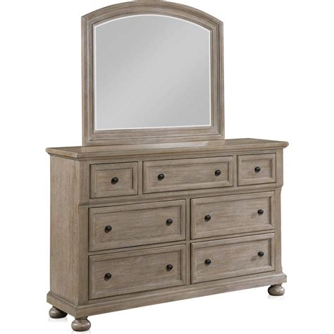 Hanover 5 Piece Storage Sleigh Bedroom Set With Dresser And Mirror Value City Furniture