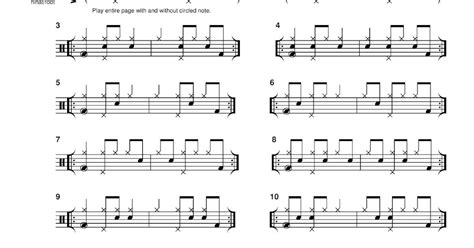 Cruise Ship Drummer Page O Coordination Basic Jazz Waltz 01