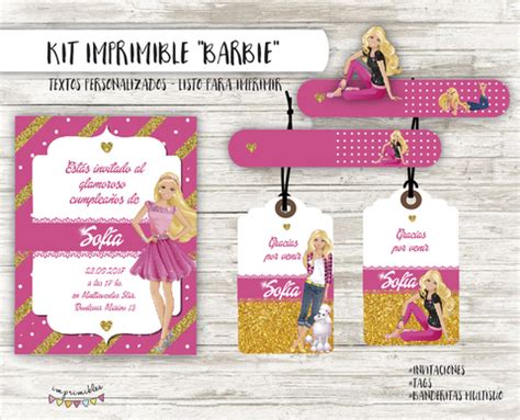 Kit Imprimible Barbie Comprar En Imprimibles