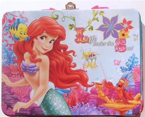 La Sirenita Ariel Disney Maletín De Metal Nuevo Original 55000 En Mercado Libre