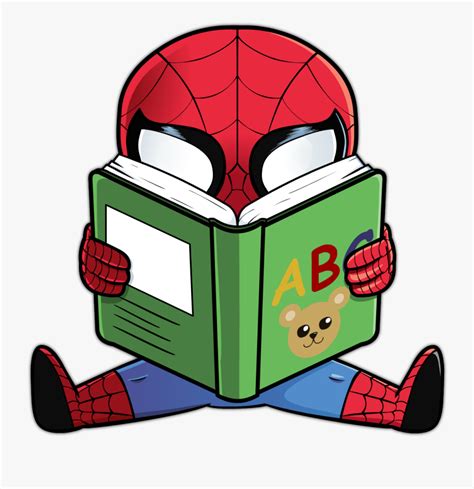 Spider Man Reading Spider Man Reading Clipart Free Transparent