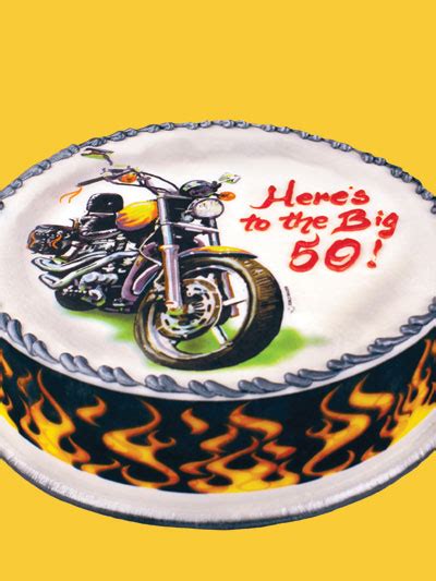 decorating idea motorcycle flames cake
