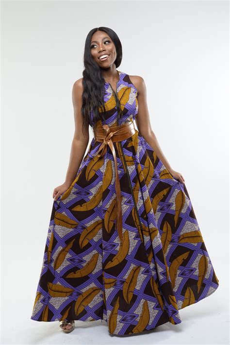 Ankara maxi dress/ African print maxi dress/ long African dress/ African clothing/ African dress ...