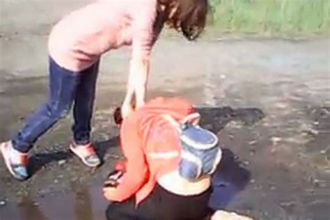 Bullies Order Girl To Drink From Puddle For Being Too Good Looking
