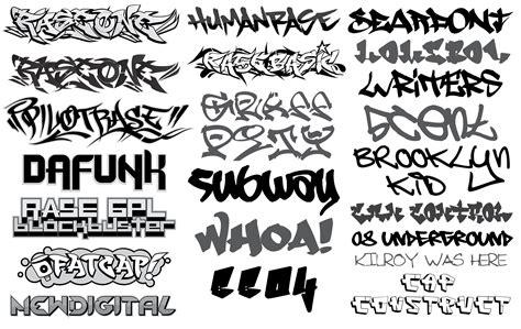 All Graffiti Fonts