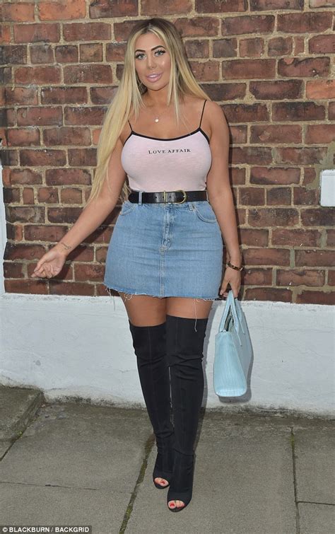 Chloe Ferry Ensures All Eyes Will Be On Her In Denim Mini Skirt On Date Night With Sam Gowland