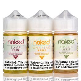 Naked E Liquid Combo Pack Flavors Vape Juice