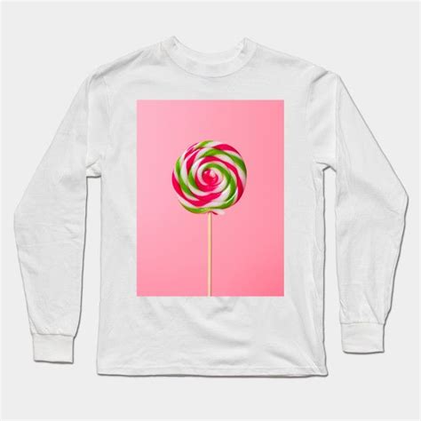 Pink Lollipop Men Long Lollipop Mens Long Sleeve Shirt Designs