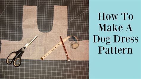 How To Make A Dog Dress Pattern Youtube