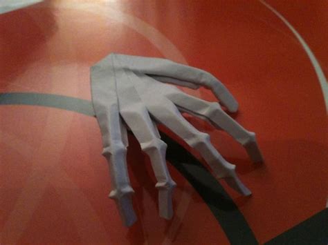 Origami Skeleton Hand