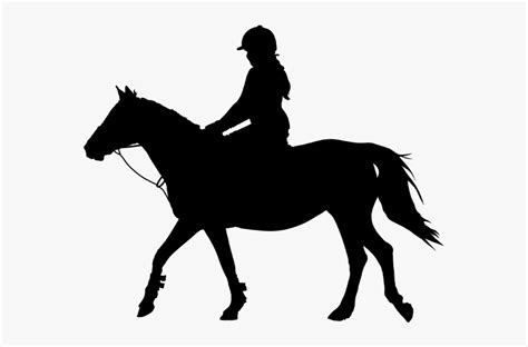 Horseandrider Equestrian Silhouette Clip Art Horse Back Riding Clip Art