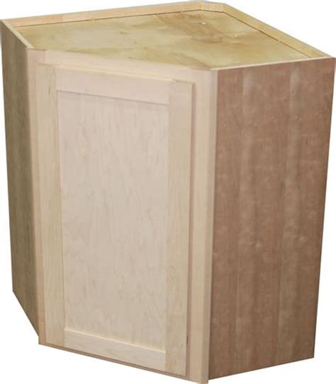 • get a bright, modern look • cabinets ship next day. Quality One™ 24" x 30" Unfinished Maple Diagonal Corner ...