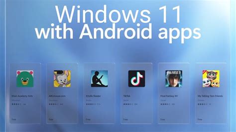 Android Apps On Windows 11 Youtube