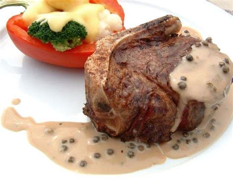 So delicious and easy to prepare! Bone-In Beef Tenderloin w/Peppercorn Sauce | Peppercorn ...