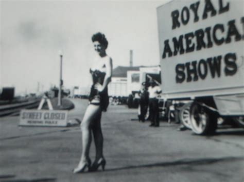 Gypsy Rose Lee Poses For The Camera On The Royal American Shows Gypsy