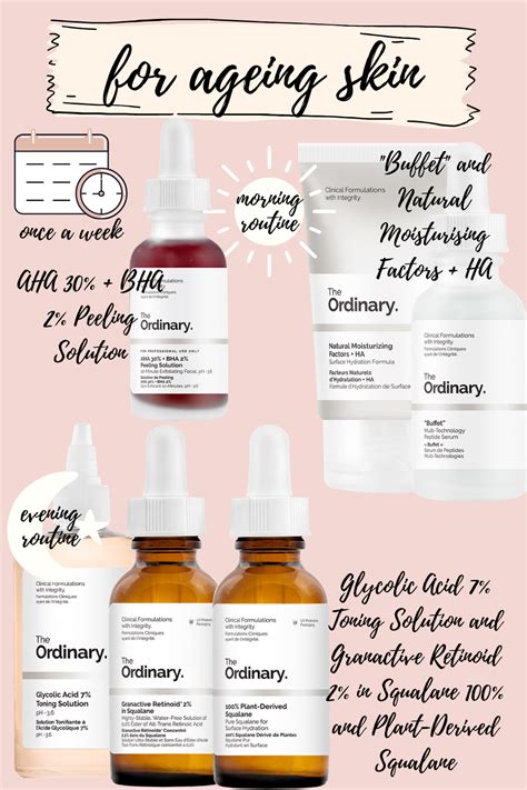 The Ordinary Skincare Routine For Ageing Skin The Ordinary Skincare