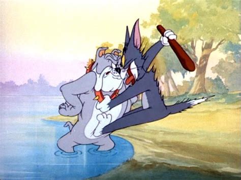 Cat Fishin Tom And Jerry And Spike Tom And Jerry Movies Tom And