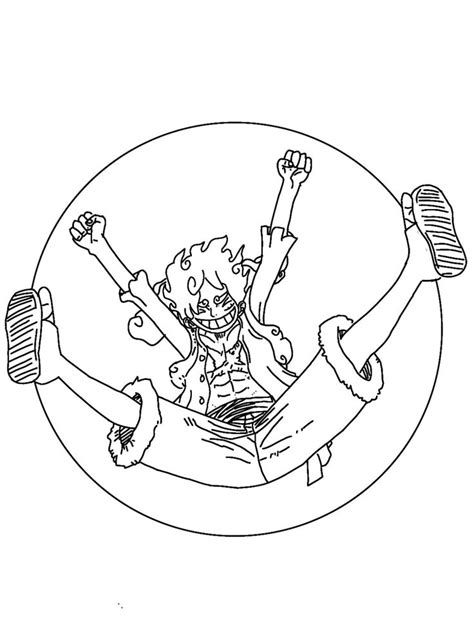 Luffy Gear Coloring Page Luffy Gear Coloring Pages Luffy