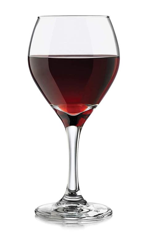 Basics 4 Piece Red Wine Glass Set Classy Yet Casual Teardrop Shape Emphasizes Your Favorite