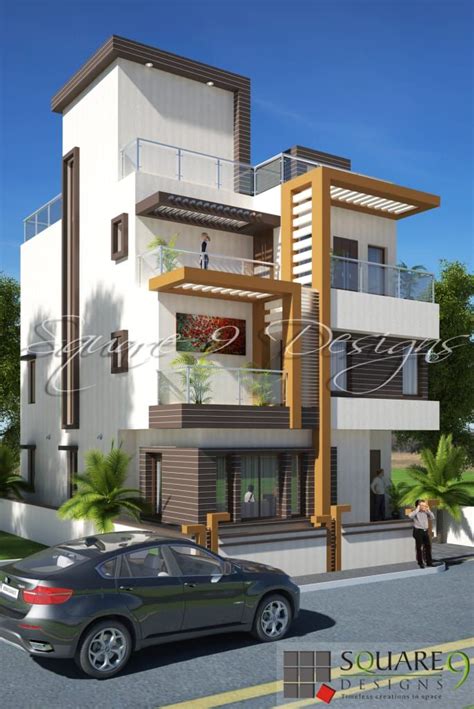 Tariq Kamal Bungalow 1 Square Designs Homify Cool House Designs