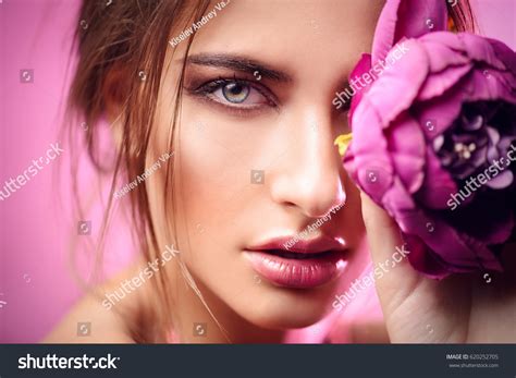 Beauty Portrait Gorgeous Young Woman Bright Stock Photo Edit Now