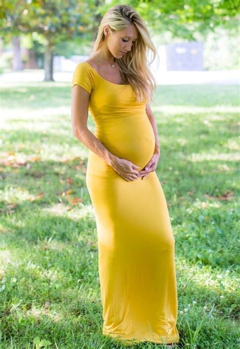 Slim Fit Maternity Gown Fitted Maternity Gown Stylish Maternity Maternity Fashion Maternity