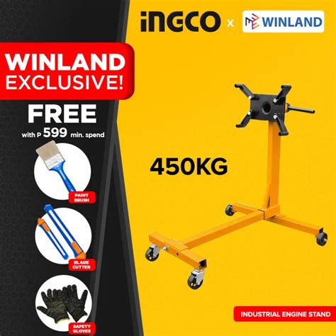 Ingco Original Industrial Engine Stand 450kg1000lbs Hec051 Winland