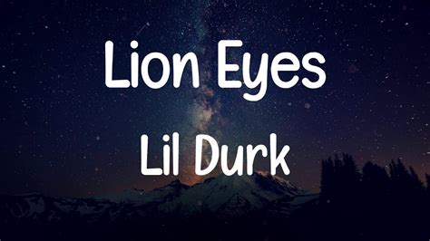 Lyric Video Lil Durk Lion Eyes Youtube