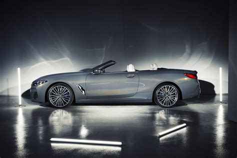 The New Bmw 8 Series Convertible In Colour Dravit Grey Metallic And 20