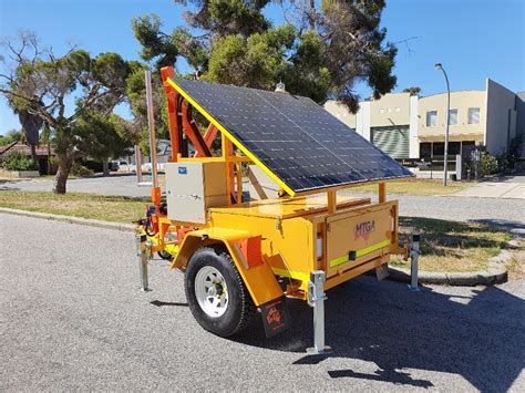 Mobile Cctv Trailer Mining And Solar Surveillance Trailers