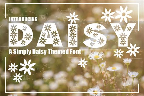 Daisy Font By Ktwop Creative Fabrica