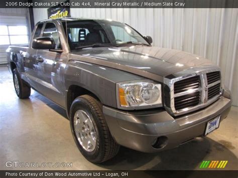 Every used car for sale comes with a free carfax report. Mineral Gray Metallic - 2006 Dodge Dakota SLT Club Cab 4x4 ...