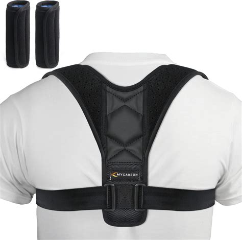 Mycarbon Posture Corrector Adjustable Posture Brace Upper Back Support