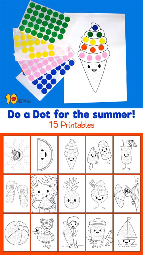 Summer Do A Dot Printables Download And Print These Summer Doprintable