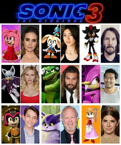 Cast Of Sonic The Hedgehog 3 Fandom