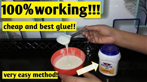 Homemade Gluehow To Make Glue At Homeglue With Home Ingredientsthe
