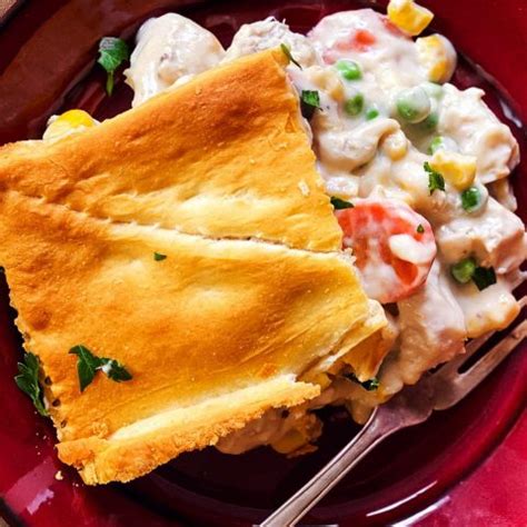 Leftover Turkey Pot Pie With Crescent Rolls Recipe Unfussy Kitchen